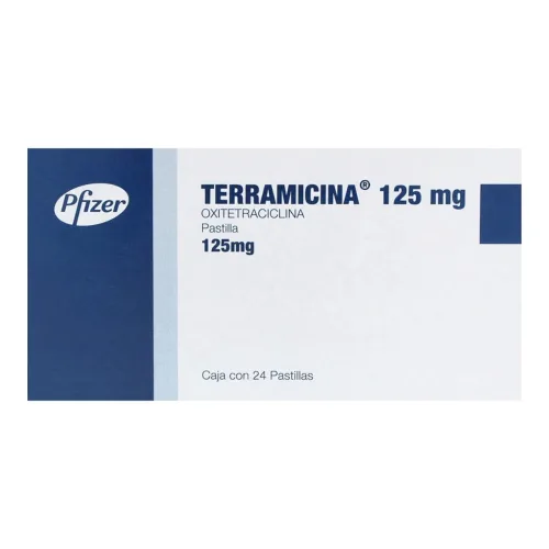 Terramicina 125 Mg Con 24 Tabletas