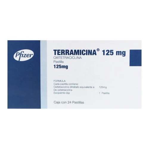 Terramicina 125 Mg Con 24 Tabletas