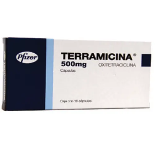 Comprar Terramicina 500 Mg Con 16 Cápsulas