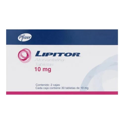 Lipitor 10 Mg Con 30 Tabletas Duopack