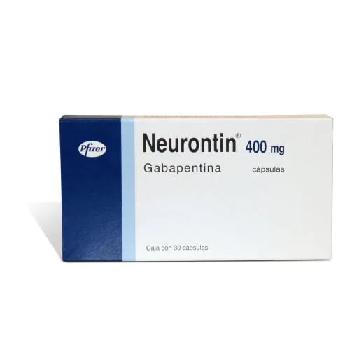 Comprar Neurontin 400 Mg Con 30 Cápsulas