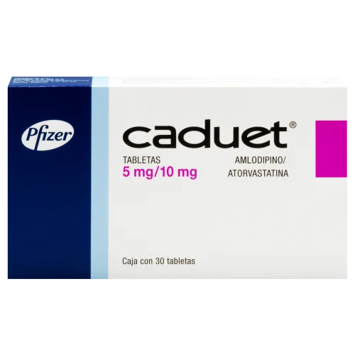 Caduet 5/10 Mg Con 30 Tabletas
