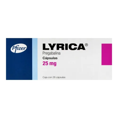 Comprar Lyrica 25 Mg Con 28 Cápsulas