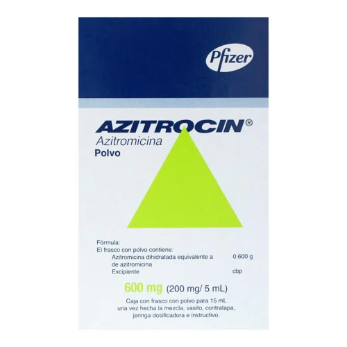 Azitrocin Azitromicina 600 Mg Con 15 Ml De Suspensión
