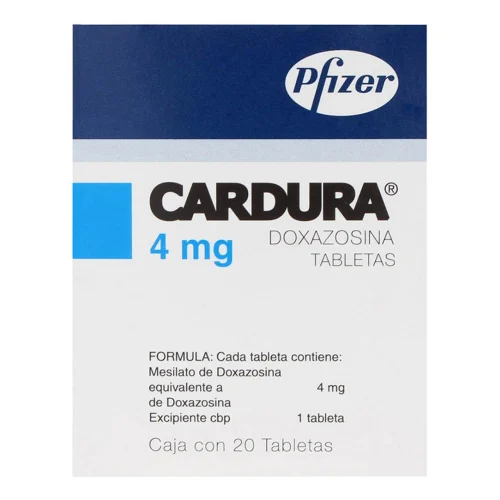 Comprar Cardura 4 Mg Con 20 Tabletas