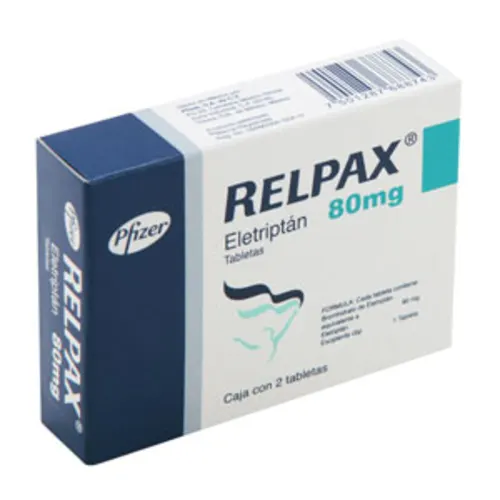 Comprar Relpax 80 Mg Con 2 Tabletas