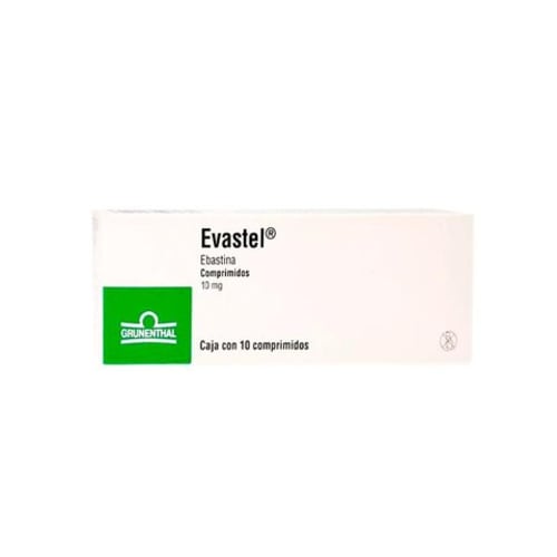 Comprar Evastel 10 Mg Con 10 Comprimidos