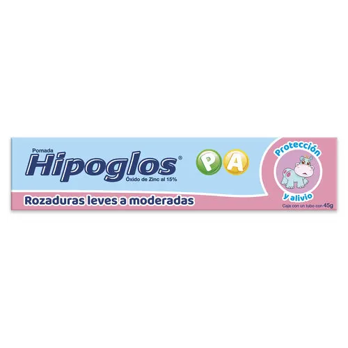 Hipoglos Pa Pomada Óxido De Zinc 15% Con 45 G