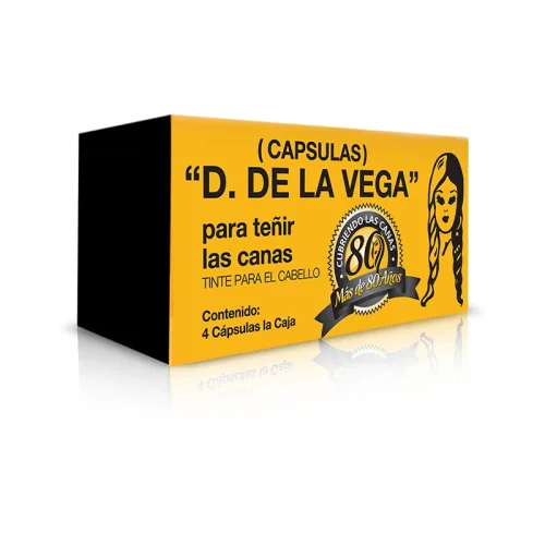 Comprar De La Vega Cápsulas Para Teñir Canas Con 4