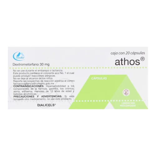 Comprar Athos 30 Mg Con 20 CÁPsulas