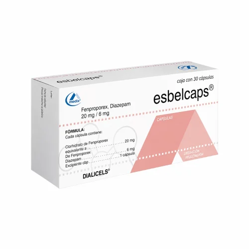 Esbelcaps 20/6 Mg Con 30 Cápsulas