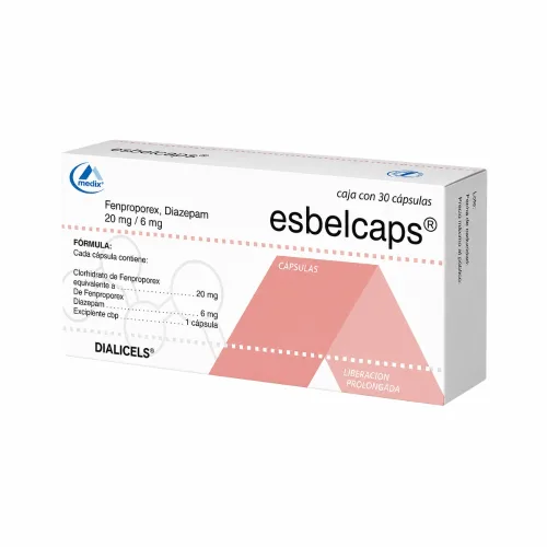 Esbelcaps 20/6 Mg Con 30 Cápsulas