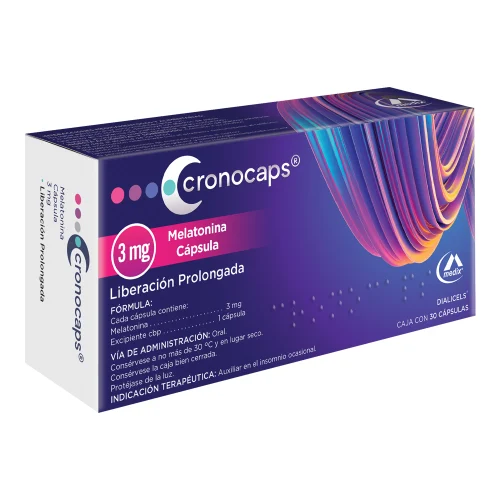 Cronocaps 3 Mg Con 30 Cápsulas De Liberación Prolongada