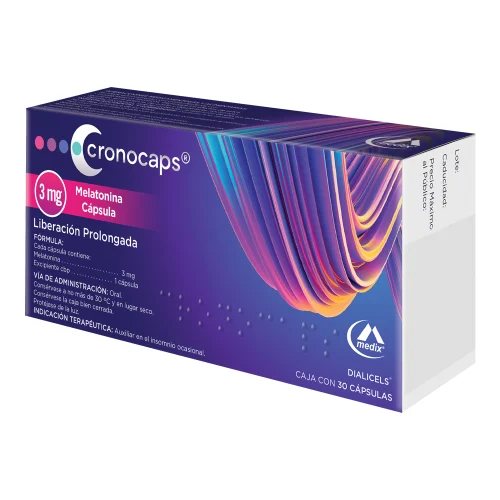Cronocaps 3 Mg Con 30 Cápsulas De Liberación Prolongada