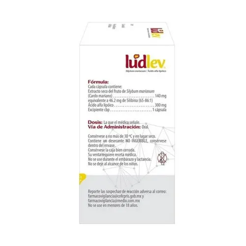 Ludlev 46.2/300 Mg Con 60 Cápsulas