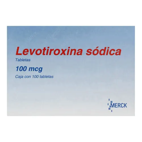 Comprar Levotiroxina Sódica 100 Mcg Con 100 Tabletas