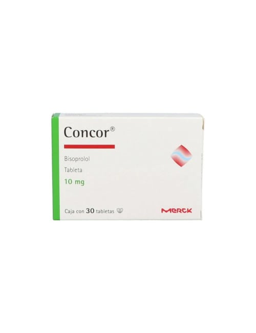 Comprar Concor 10 Mg Con 30 Tabletas