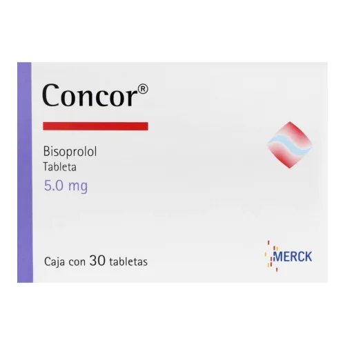 Comprar Concor 5 Mg Con 30 Tabletas