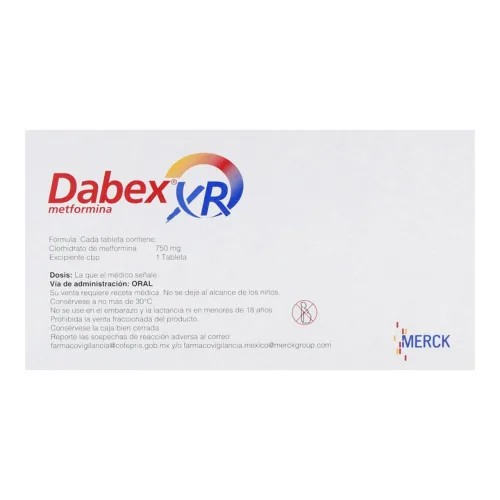 Comprar Dabex Xr 750 Mg Con 60 Tabletas