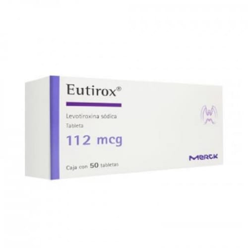 Comprar Eutirox 112 Mcg Con 50 Tabletas