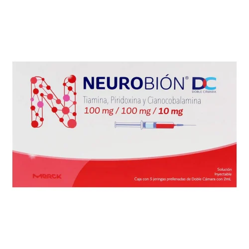 Neurobión Dc 100/100/10 Mg Con 5 Jeringas