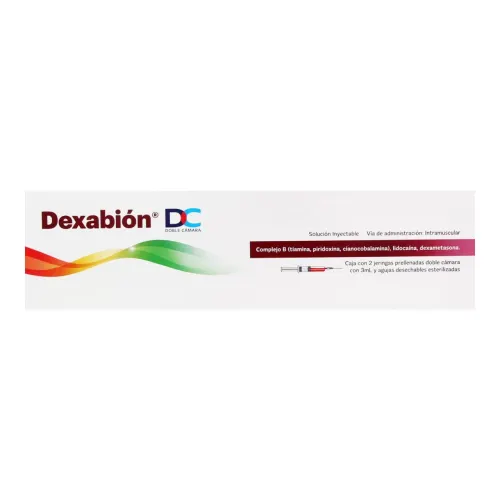 Dexabion Dc Con 2 Jeringas Prellenadas De 3 Ml Solución Inyectable