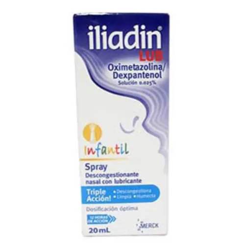Comprar Iliadin Lub 0.025% Solución Nasal Infantil En Spray Con 20 Ml