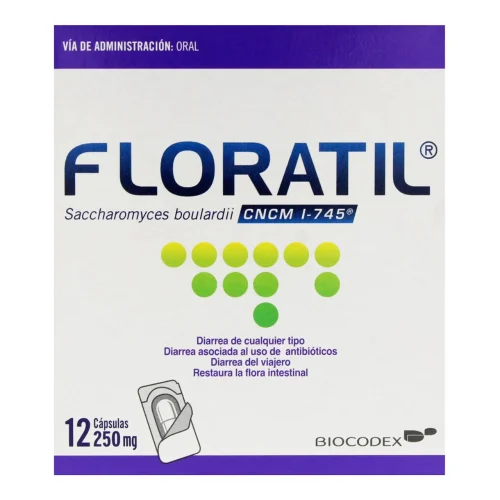 Floratil Saccharomyces Boulardii 250 mg Axón Caja x 10 Cápsulas