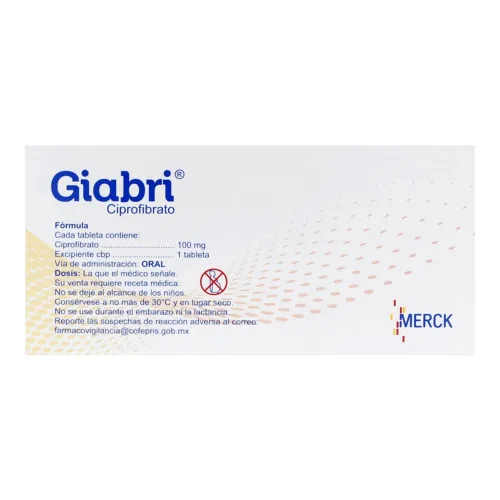 Giabri 100 Mg Con 30 Tabletas