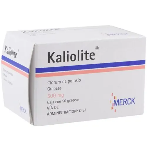 Comprar Kaliolite 500 Mg Con 50 Grageas