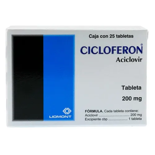 Cicloferon 200 Mg Con 25 Tabletas