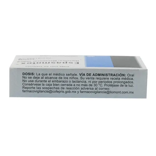 Espasmotex 250/10 Mg Con 25 Tabletas