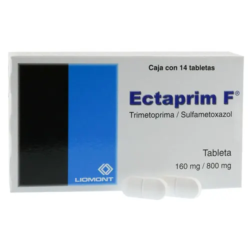 Ectaprim F Sulfametoxazol Trimetoprima 160/800 Mg Con 14 Tabletas