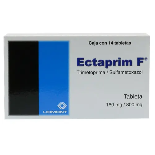 Ectaprim F Sulfametoxazol Trimetoprima 160/800 Mg Con 14 Tabletas