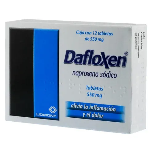 Dafloxen 550 Mg Con 12 Tabletas