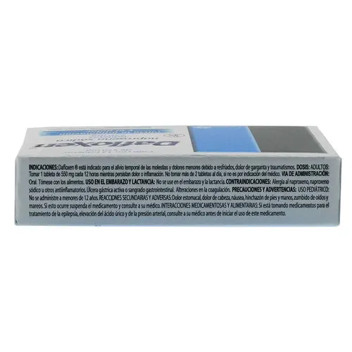 Dafloxen 550 Mg Con 12 Tabletas