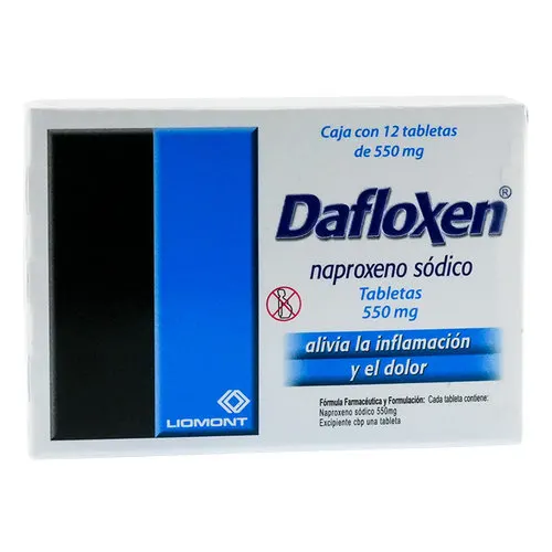 Dafloxen 550 Mg Con 12 Tabletas