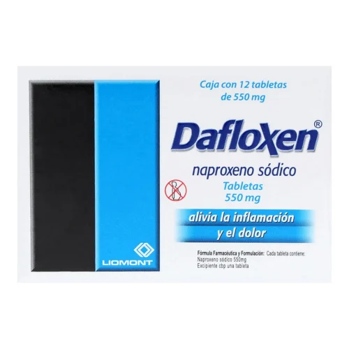 Comprar Dafloxen 550 Mg Con 12 Tabletas