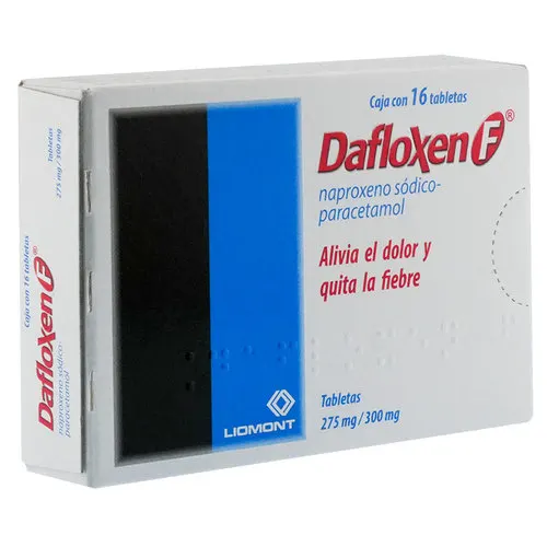Dafloxen F 275/300 Mg Con 16 Tabletas