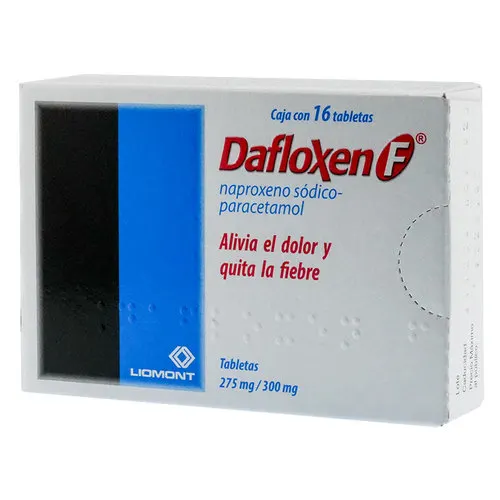 Dafloxen F 275/300 Mg Con 16 Tabletas