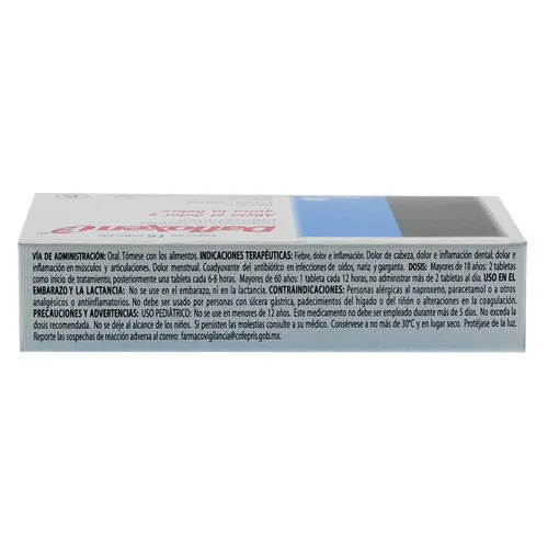 Dafloxen F 275/300 Mg Con 16 Tabletas