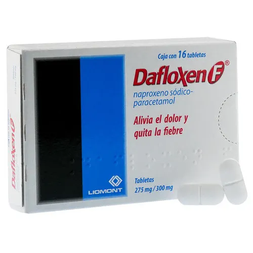 Dafloxen F 275/300 Mg Con 16 Tabletas