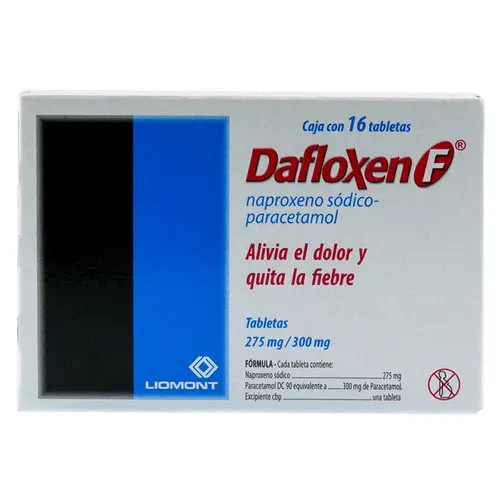 Dafloxen F 275/300 Mg Con 16 Tabletas