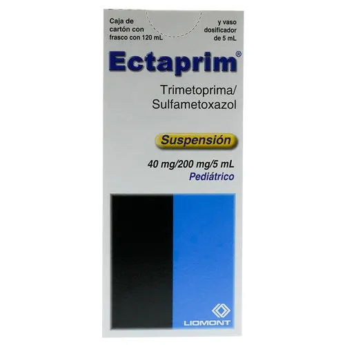 Ectaprim Sulfametoxazol Trimetoprima 800/4000 Mg Suspensión Pediátrica Con 120 Ml