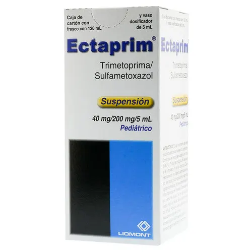 Ectaprim Sulfametoxazol Trimetoprima 800/4000 Mg Suspensión Pediátrica Con 120 Ml