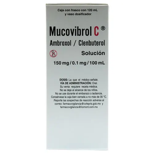 Mucovibrol C 0.15/0.0001 G Solución Oral 120 Ml