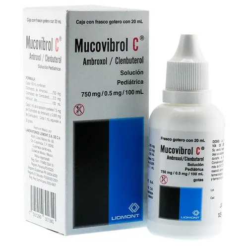 Mucovibrol C 0.75/0.0005 G Solución Pediátrica Gotas 20 Ml