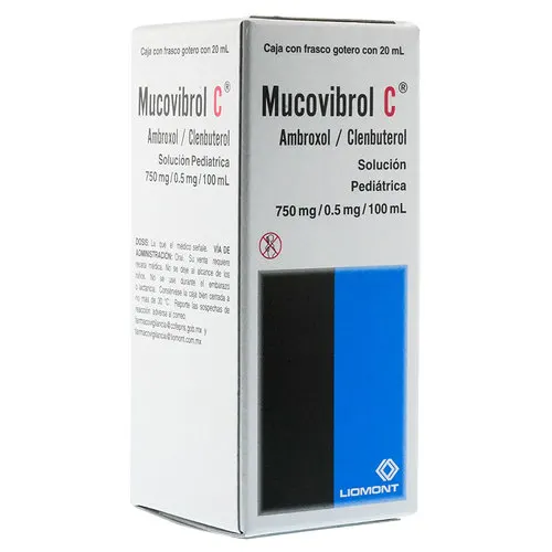Mucovibrol C 0.75/0.0005 G Solución Pediátrica Gotas 20 Ml