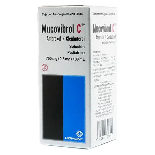 Mucovibrol C 0.75/0.0005 G Solución Pediátrica Gotas 20 Ml