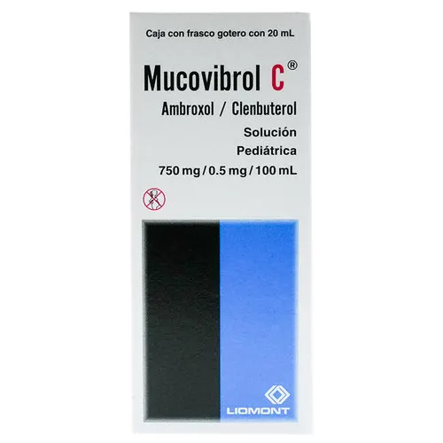 Mucovibrol C 0.75/0.0005 G Solución Pediátrica Gotas 20 Ml